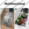 Waterproof Coffee Machine Mat Multi-Purpose Non-Slip Base Fruits Vegetables Drain Pad Easy Clean Heat Resistant Silicone Tray
