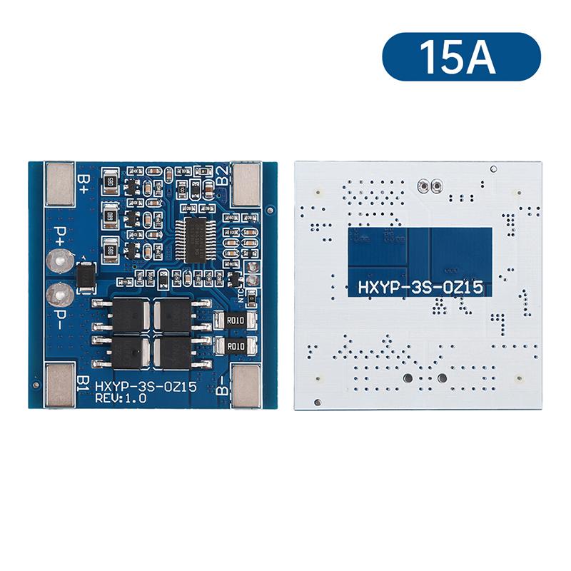 3S 12V 15A 25A 30A BMS 18650 Lithium Battery Protection Board 11.1V 12.6V Anti-Overcharge With Balance And Temperature Control