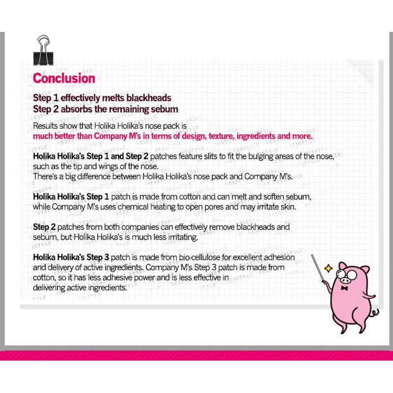 HOLIKA HOLIKA - Pig Clear Black Head 3-Step Kit