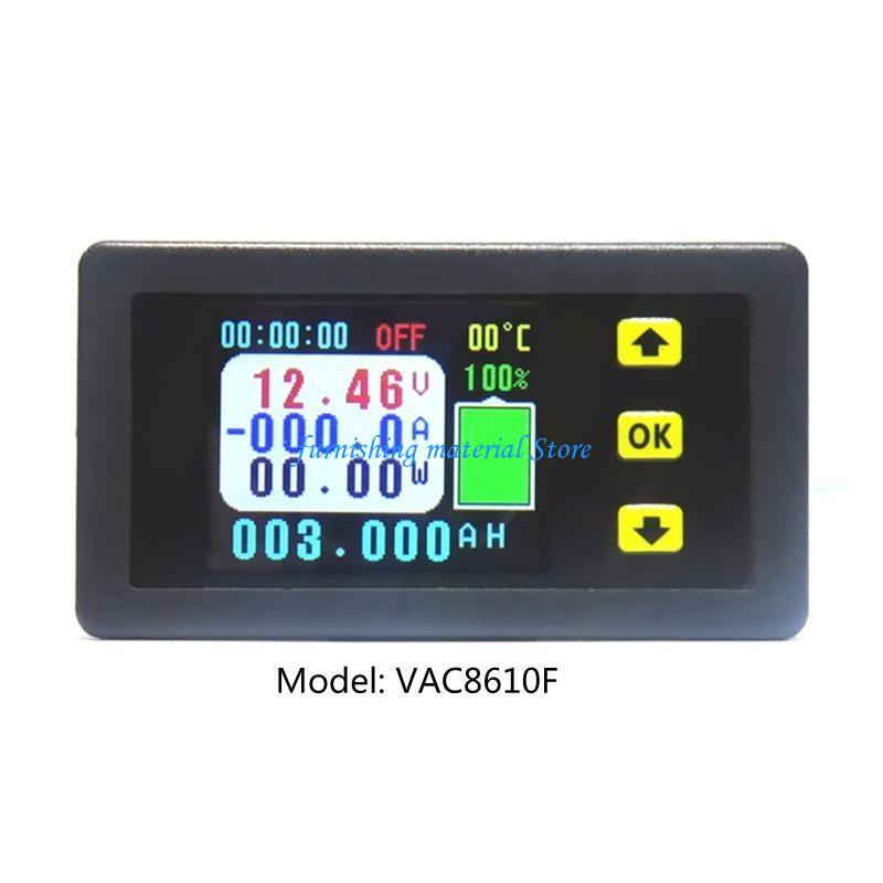 Y5GD Portable Battery Monitor 6 in 1 Battery Gauge Current Meter Battery Test
