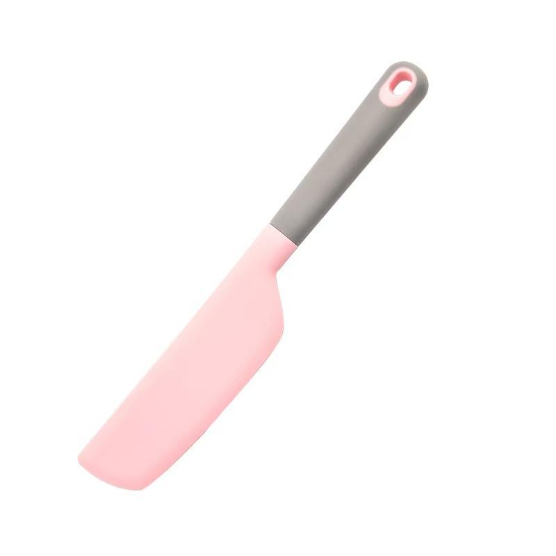 Long Silicone Spatula with Flexible Blade for Baking Cake Frosting and Food Mixing Kitchen Tool Durable Heat Resistant Handle