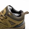 Men Winter Boots Hiking Shoes Green Men Casual Outdoor Climbing Athletic Shoes Warm with Fur Large Size