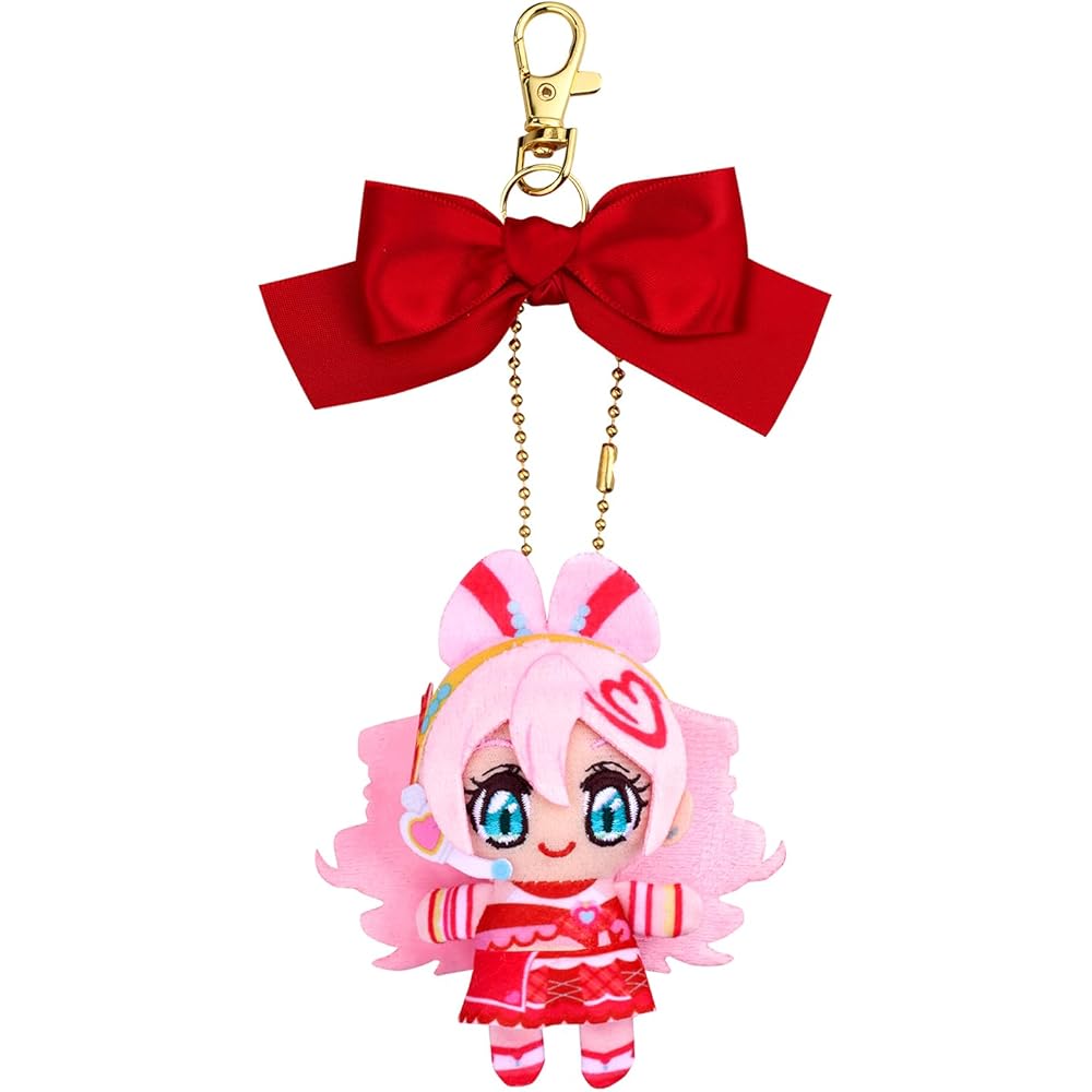 Bandai Cure Idol Mascot Idol Heart Ribbon Style Plush Toy Cute Character Collectible