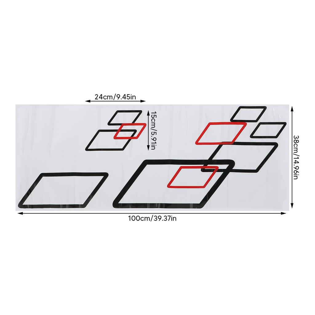 100x38cm Car Body Side Sticker PVC Decals   Sport Styling Decoration Auto Truck Racing Accessories