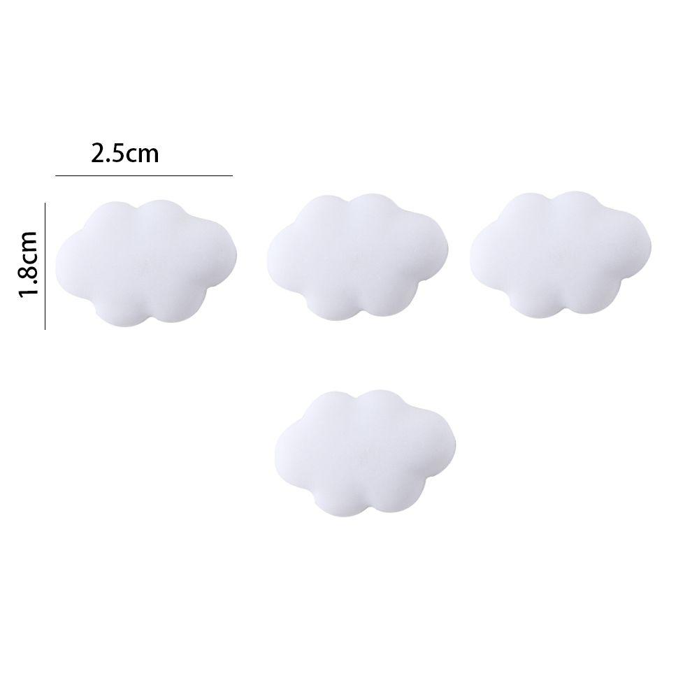 4pcs Refrigerator Magnets Cartoon Cute Cloud Fridge Magnet Sticker Message Home Decoration