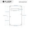 FLEOR 1pc ST Guitar Pickguard Tremolo Cavity Cover Guitar Back Plate Backplate with Screws for FD ST