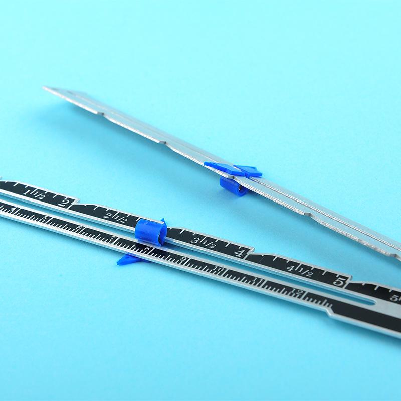 1Pc Metal Sliding Guage, Sewing Measuring Tool, Sewing Guage For Quilting And Sewing, Sewing Accessories, Sewing Notions