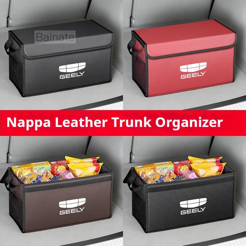 For GEELY Coolray X7 EX5 Emgrand Monjaro 2026, Car Trunk Foldable Storage Box Large-Capacity Stowing Tidying Bag Car Accessories