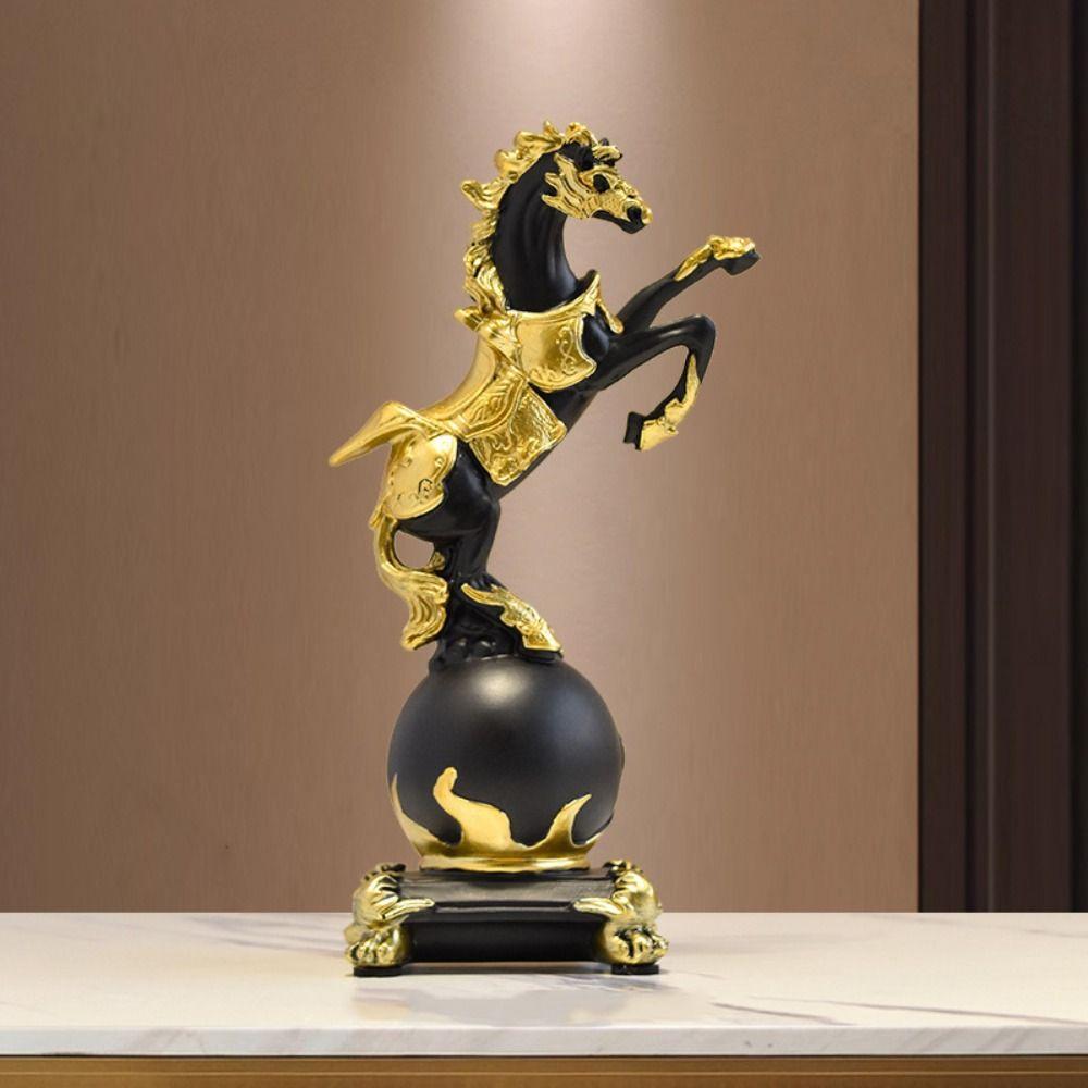 Art Horse Ornament Handicraft Animal Sculpture Micro Landscape Miniatures Figurine  Living Room