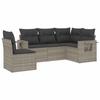 VidaXL Salon de Jardin avec Coussins 5 pcs, Canapés de Terrasse, Ensemble de Meubles de Patio, Mobilier d'Extérieur, Gris 3220171