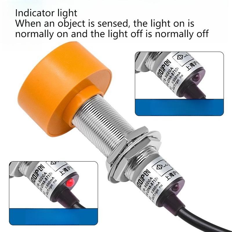 Inductive proximity switch sensor SC-3020A/3020B/3020C/3020D three-wire npn normally open NC