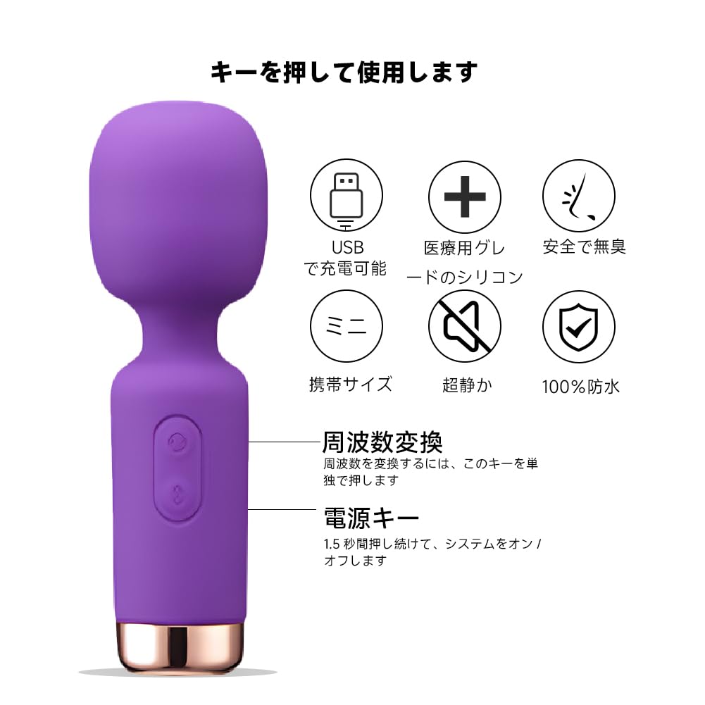 Macohome Powerful Electric Small Electric Clitoris Adult 10 Types of Powerful Cordless Adult USB Clitoris Nipple Ultra Easy to 10 Levels of Soft