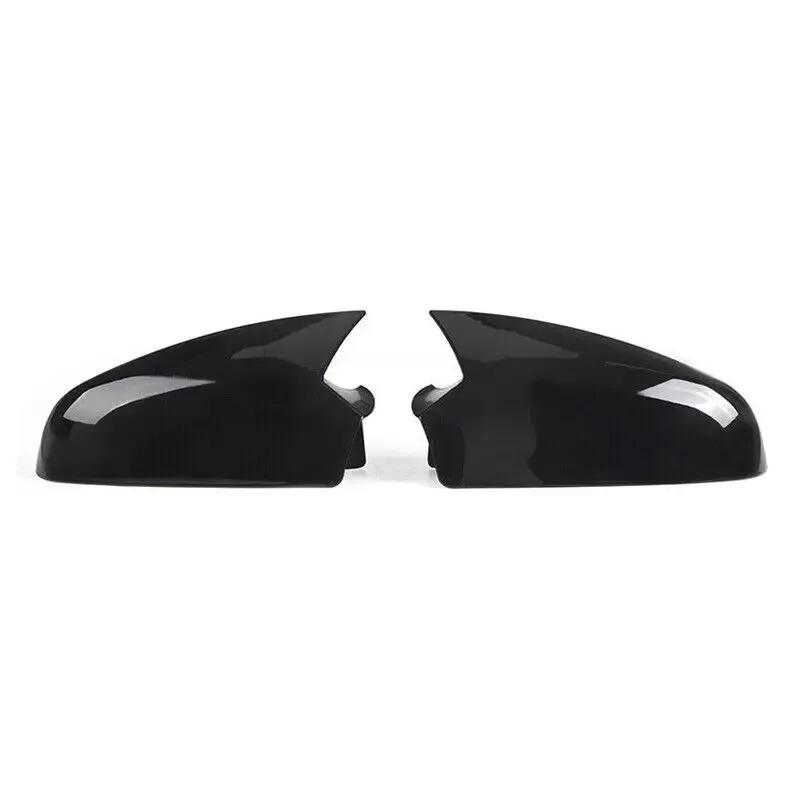 For Opel Vauxhall Astra H MK5 2004-2009 J MK6 2010-2013 ABS Car Side Mirror Cover Wing Cap Exterior Door Trim Adhesive Sticker