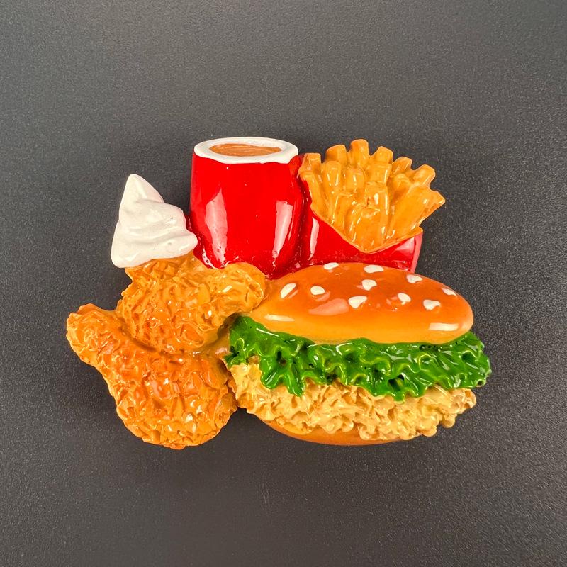 Magnet de Frigider Jucărie Alimentară Stereoscopică 3D - Autocolant Magnetic Decorativ Creativ