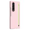 For Samsung Galaxy Z Fold4 5G Case Hard PC Phone Cover with Tempered Glass Film and Stylus