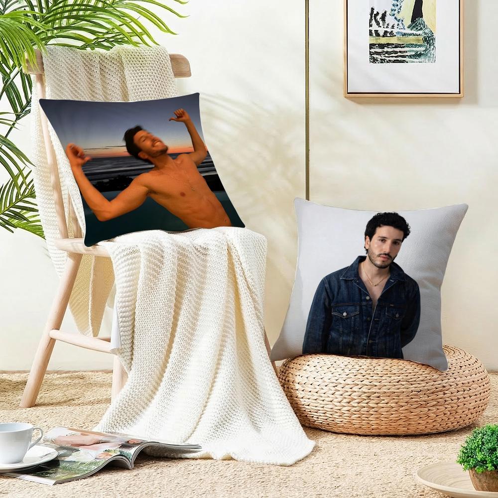 Passionate SSebastin YatraS Cushion Cover Breathable and skinfriendly linen pillowcase square removable and washable cushion