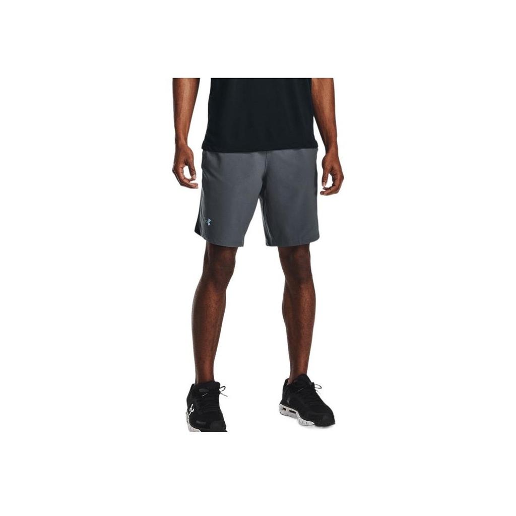 Under Armour Solid Color Straight Leg Running Shorts Men Shorts Peach Gray 1361494-012