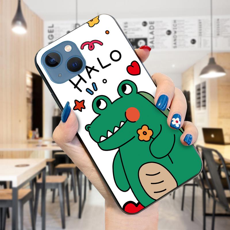 Armsad koomiksiloomad, pehme silikoonist TPU ümbris iPhone'i 14 13 12 11 Pro Max 7 8 6 6s SE jaoks Samsung Galaxy S23 S22 Ultra S21 A53 M33 M30 S9 A21s kate