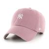 Baseball Cap - 47BRAND - New York Yankees Base Runner Clean Up - Purple Color - Unisex - Spring/Summer