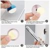 2pcs Super Magnetic Car Phone Holder Suitable for Mobile Phone GPS Stand Dashboard Wall Mounted Car Magnet Sticker