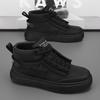 Men's Shoes Autumn and Winter New Men's Medium and High-top Casual Fashion Board Shoes Personalized Platform Tooling Shoes Men