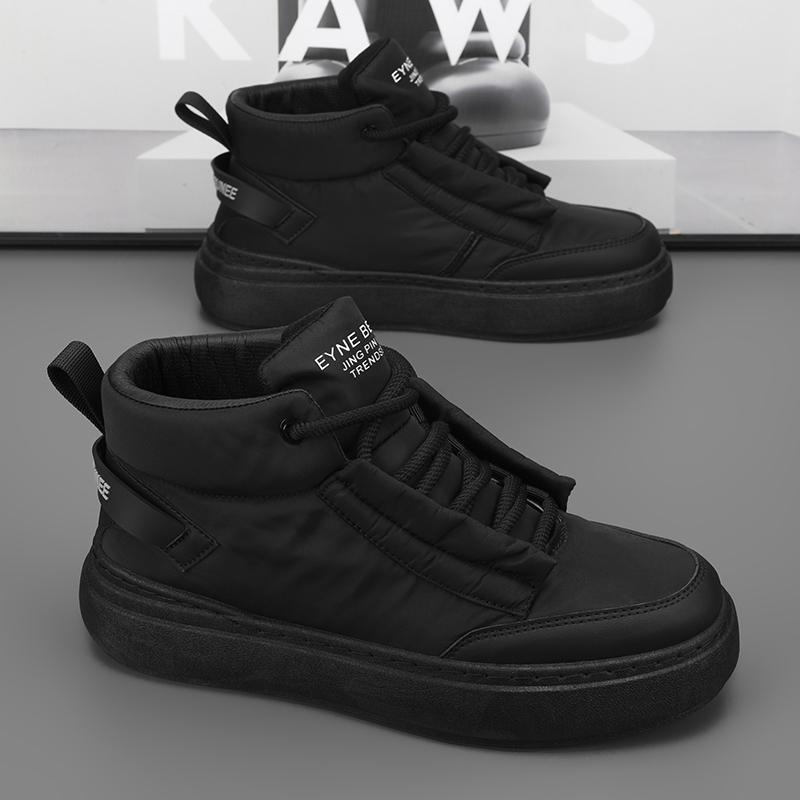 Men's shoes autumn and winter new men's medium and high-top casual fashion board shoes personalized platform tooling shoes men