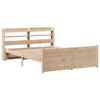 VidaXL Cadre de lit avec tête de lit 120x200 cm bois de pin massif, lit, cadre de lit en bois massif, meuble de chambre à 3306760