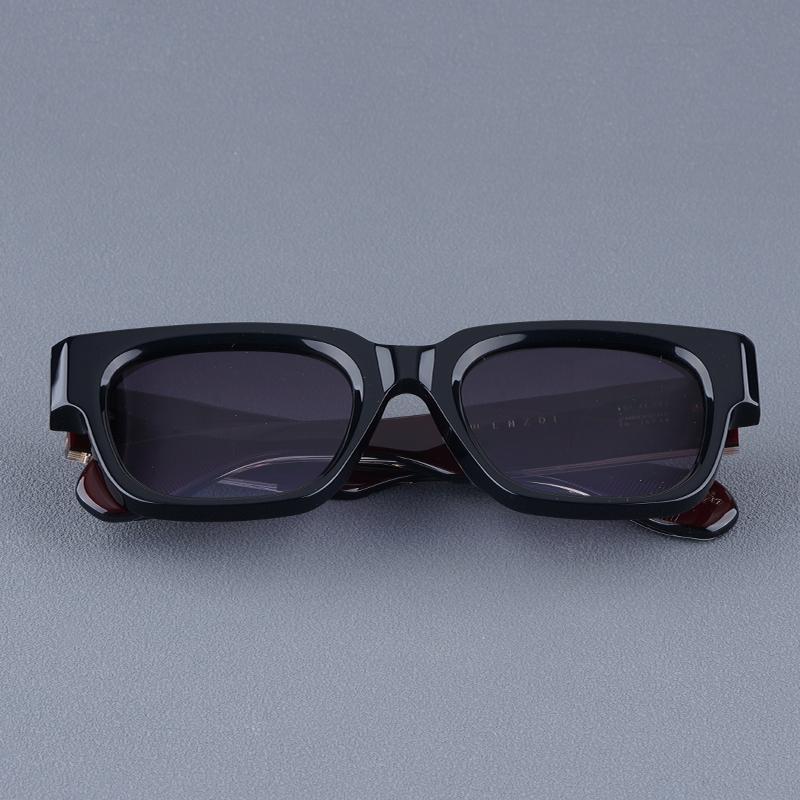 JMM INS Enzo Occhiali da sole quadrati in acetato per uomo e donna marca designer fatti a mano in Giappone Occhiali classici Vintage con astuccio