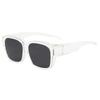 Polarized Fit Over Glasses Sunglasses Square Wrap Around Shades for Driving Riding UV Protection Can Be Worn Over Other Glasses