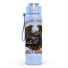 1PC Retro Eagle Skull Circular Band Logo Print 750ml Portable Sports Water Bottle Leakproof Gym Outdoor Travel Drink Cup