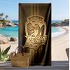 Serviette de plage Sydney Roosters Imprimée Douce Portable Rapide ?Serviette sèche pour piscine, vacances d'été, sport en plein air