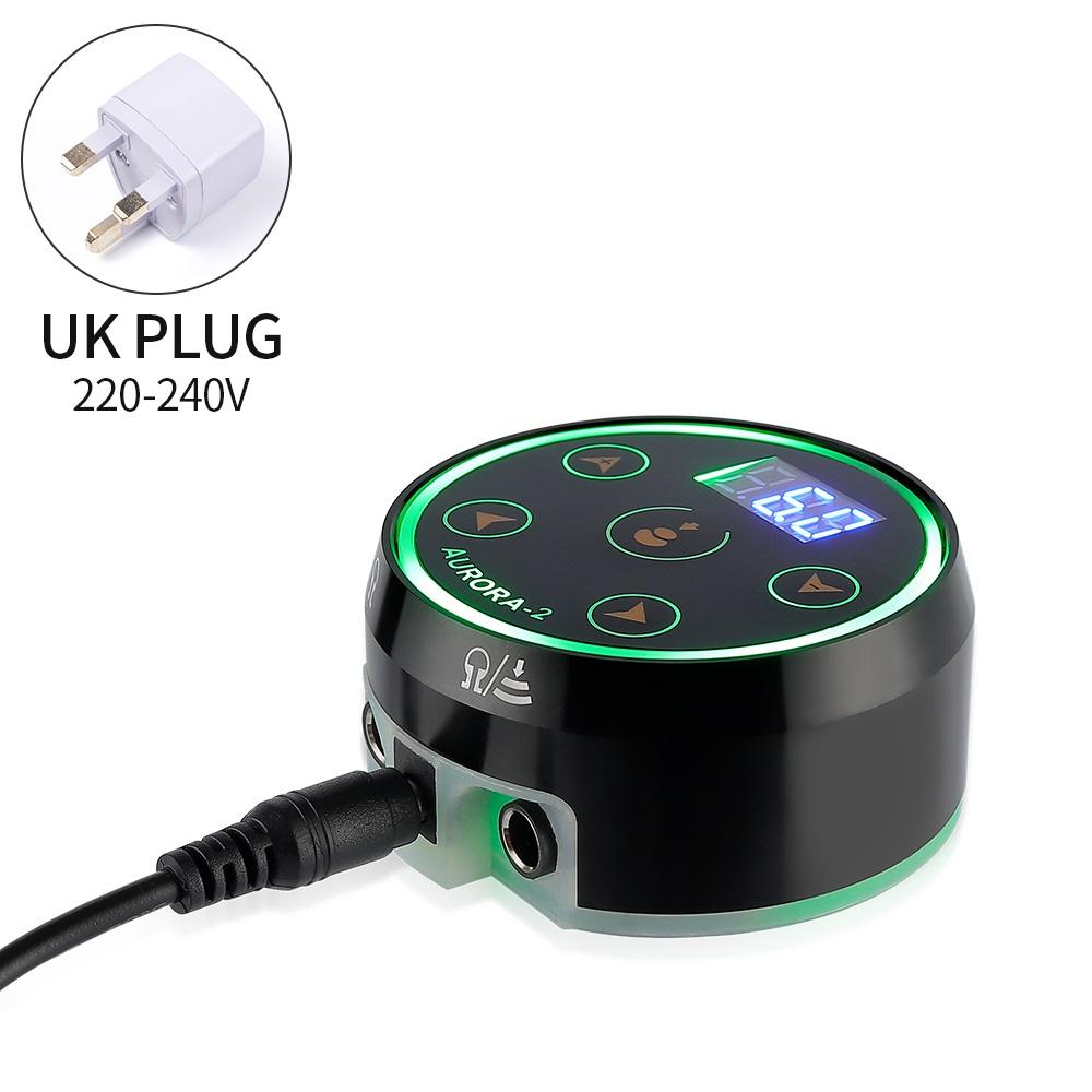 Tattoo Pen Dual Input Power Supply Controller Digital LCD Touch Screen Battery Supply Connector For Rotary Coil Tattoo Machine