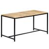 Day and Night - Day and Night Dining Table Solid Rough Mango Wood 140x70x75 Cm