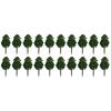 Model Green TreesPlastic Model Tree Scenery Railroad Decor Landscape Train Layout DIY Garden Scenery Miniature Toys For Kids