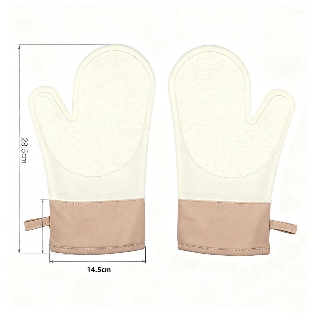 1PC Cute Silicone Kitchen Single Oven Glove Mitts Insulation Heat Resistant Microwave Glove Baking Tools