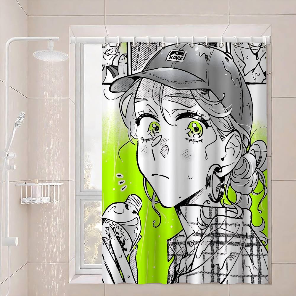 K-Kininatteru Hito Ga Otoko Ja Nakatta Waterproof Fabric Shower Curtain Bathroom Decoration Curtain Home Hawaiian Shower Curtain