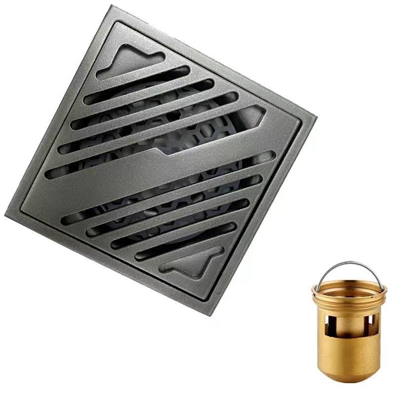 Edelstahl Badezimmer Bodenabläufe Streifenverhinderung Geruchsschutz Balkonabfluss Duschabfluss Toilette Haarsieb