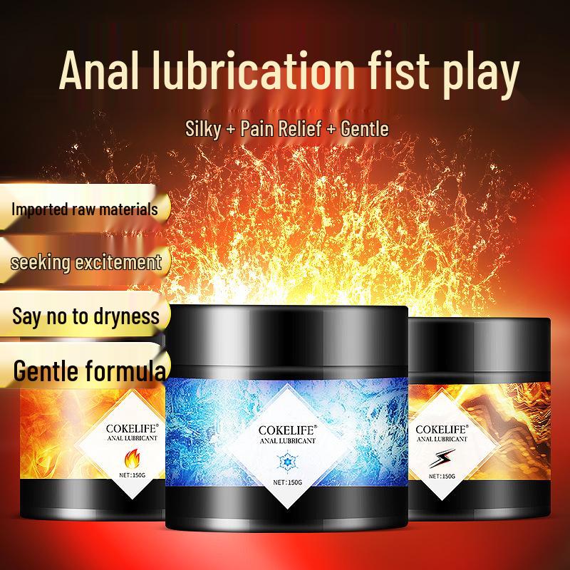 COKELIFE Back Garden Fist Play Anal Lubricant for Male Comfort and Pain Relief, Soothing Blue Formula