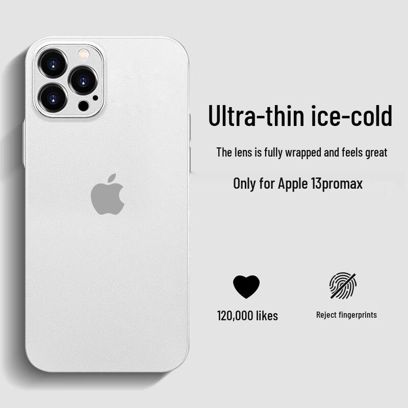 Nai Xiaoya Ultratenké matné pouzdro na iPhone s ochranou celého objektivu