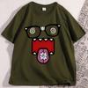 Domo Kun Tshirt for Men Women Vintage Funny Graphic Tees Cute Cotton Short Sleeve T Shirt Streetwear Man Clothing Loose Tops