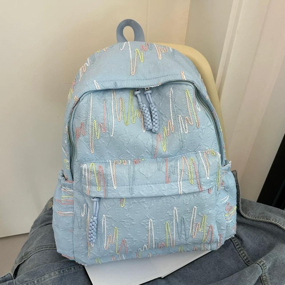 Large Capacity Students Schoolbags Fashion Casual Daypack Girls Rucksack  Outing