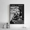 Inspirational Martin Luther King Jr. Quote Wall Art Canvas Print African American Hero MLK Wall Decor Black History Month Poster for Office or Room