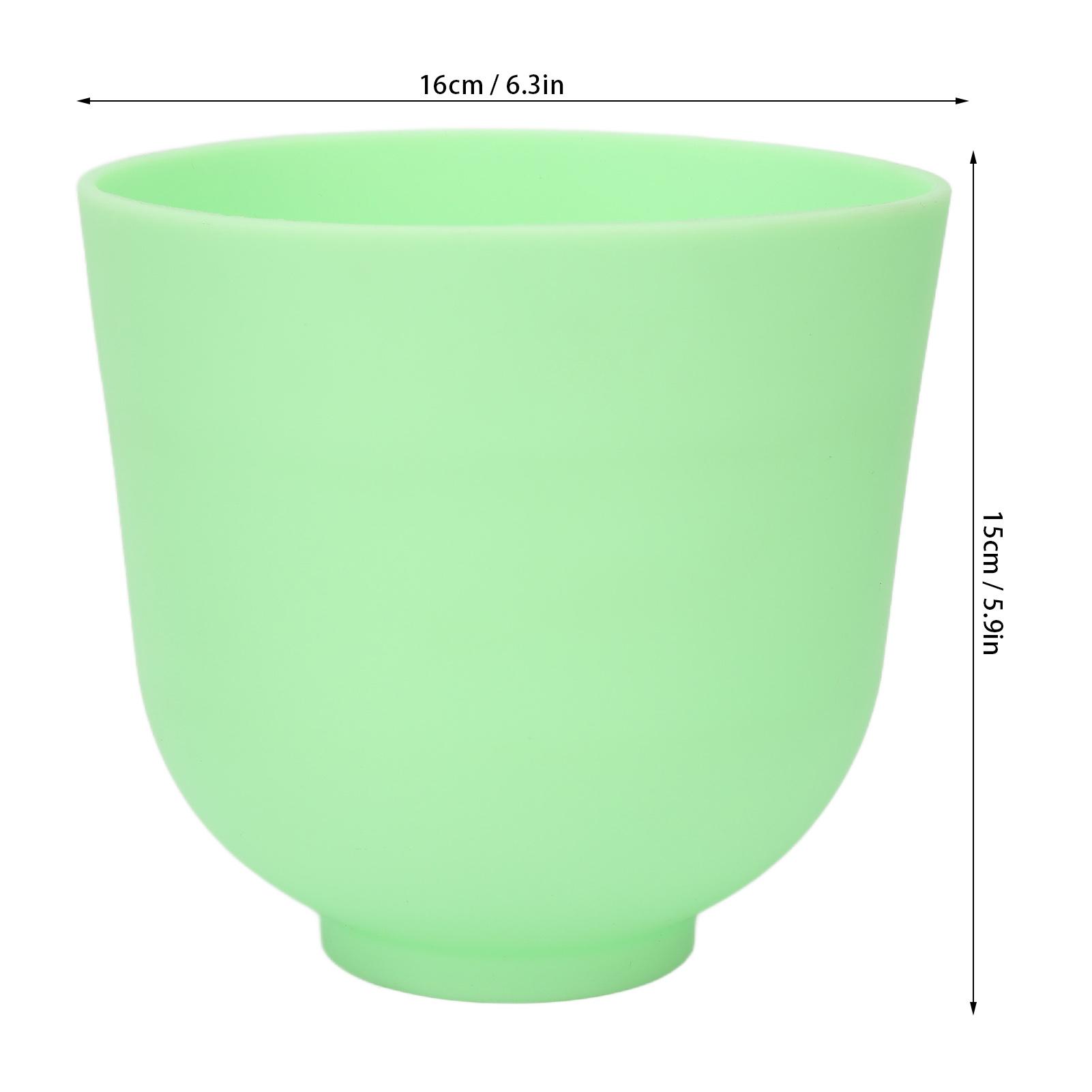 

Silicone Mixing Bowl Heat Resistant Large Size DIY Mixing Color Bowl Multi Purpose for Facial Mask Cosmetic Beauty Hair Tool зелёный