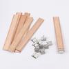 10Pcs Double Layer Wooden Candle Wicks With Base Candle Wick Set Core For Homemade Candle Making Supplies Soy Parffin Wax Wick