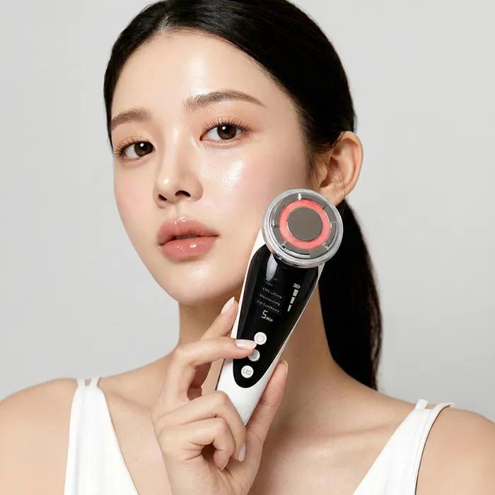 Insidy High-Frequency Lifting Facial Galvanic Massager Home Care Ultrasonic Vibration Cleanser IFC-10