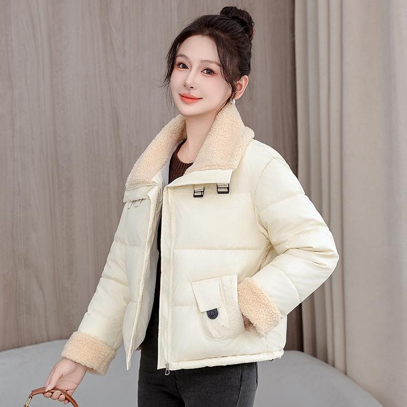 Small fashion short cotton-padded jacket winter new loose and thin thickened warm cotton-padded jacket women's cotton-padded jacket