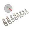 140Pcs/Box Cable Lugs Set 60Pcs Open Barrel Terminals + 80Pcs Heat Shrink Tubing