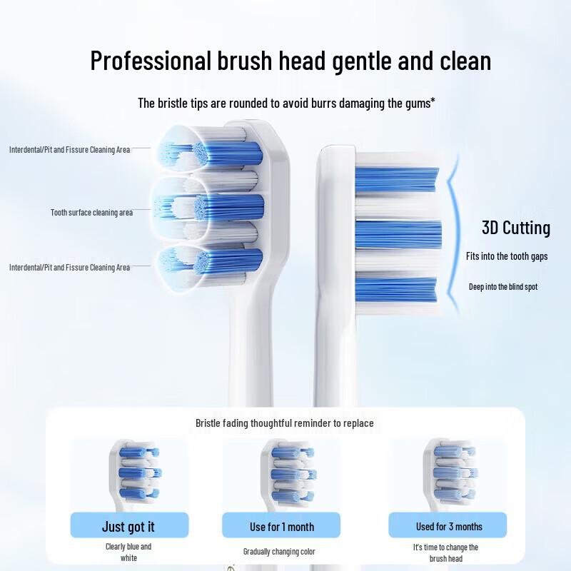 Midea S1PX Sonic Electric Toothbrush White CN plug (adapter included)