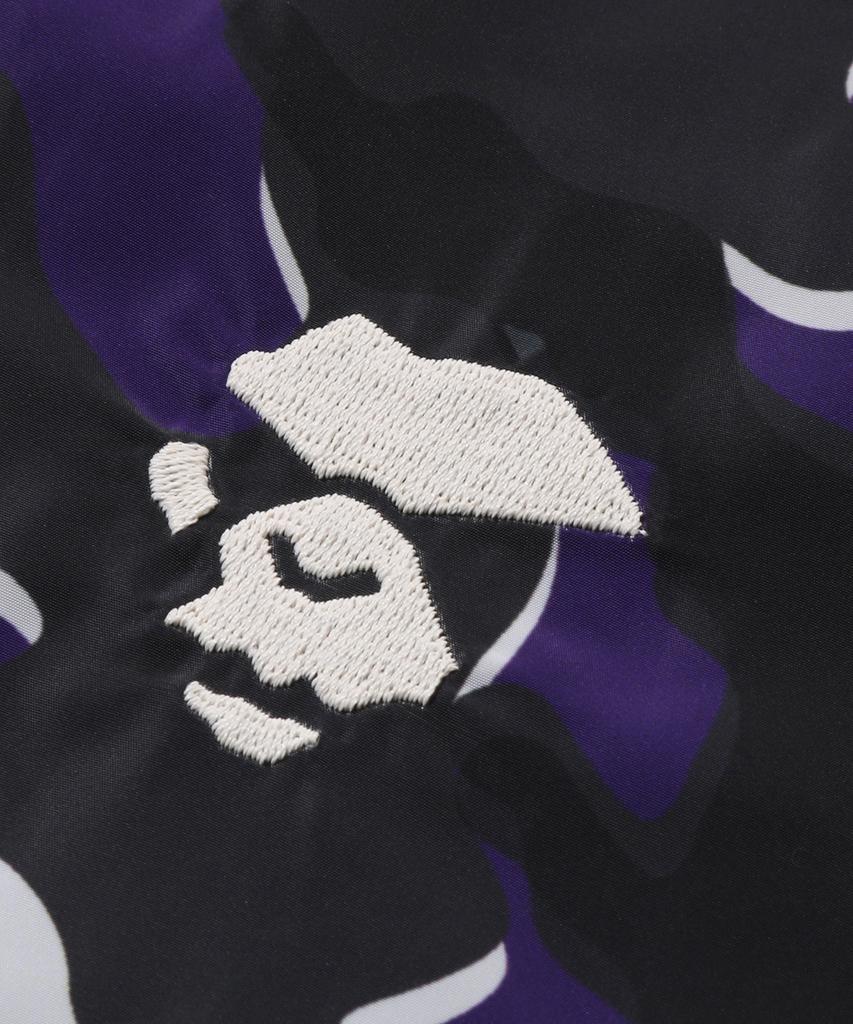 Bape Glitch Woodland Camo Coach Jacket (M) Purple