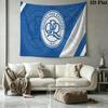 Queens Park Rangers Wandteppich Ästhetischer Wandbehang Bedruckte Stoffdecke Dekorative Wandteppiche für Schlafzimmer Wohnzimmer Heimdekoration